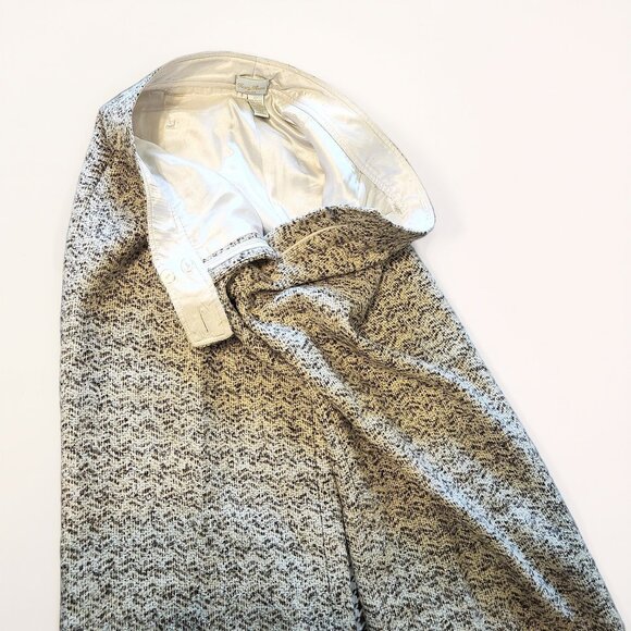 NWOT Y2K Tracy Reese Wool Pants, Wide Leg Trousers, Lined Tweed Cuffed Slacks - Picture 12 of 14